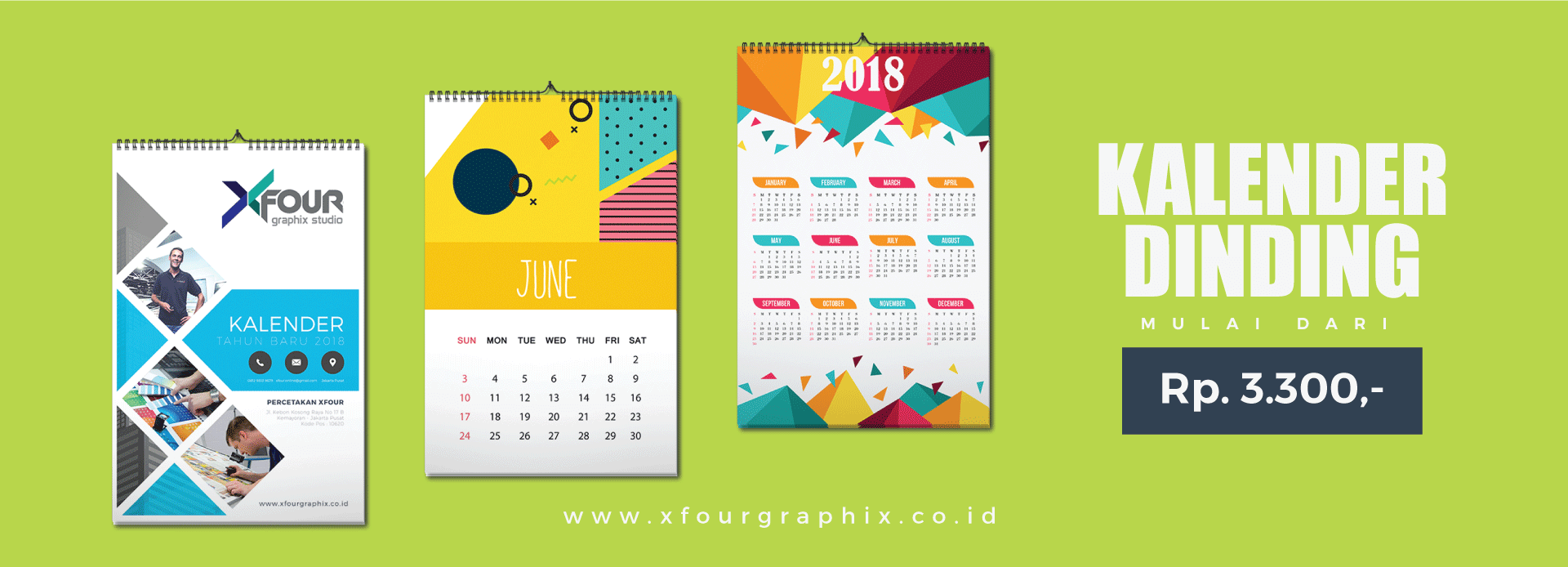  Harga  Cetak Kalender  Dinding 2019 Harga  Mulai Rp 7 800 